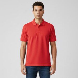 Fila Sport Golf Shirt Red Medium